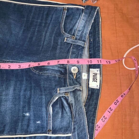 Paige paige verdugo pipink raw hem Womens Size 28 With Side Stripes - Picture 9 of 10